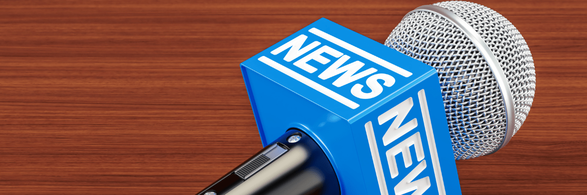 News Page Header Image of Microphone